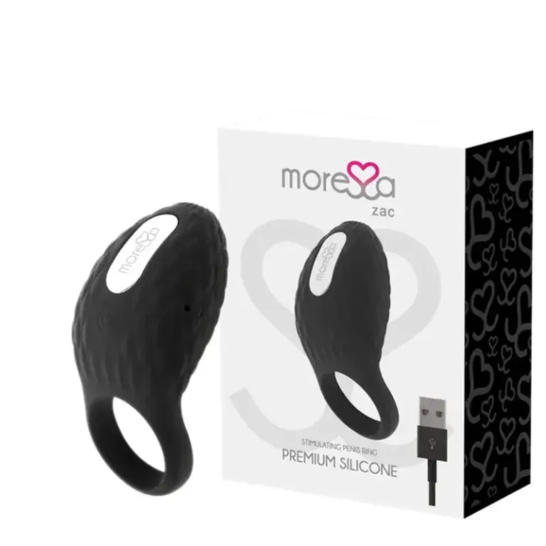 MORESSA ZAC - Anillo Vibrador Recargable Premium para Placer Compartido