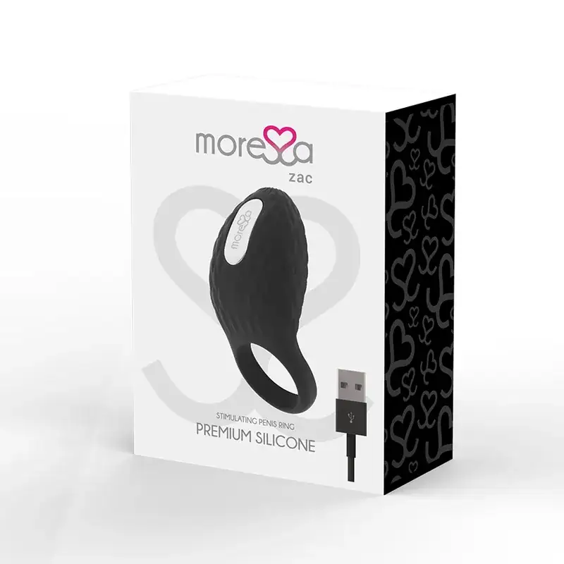 MORESSA ZAC - Anillo Vibrador Recargable Premium para Placer Compartido - Imagen 3