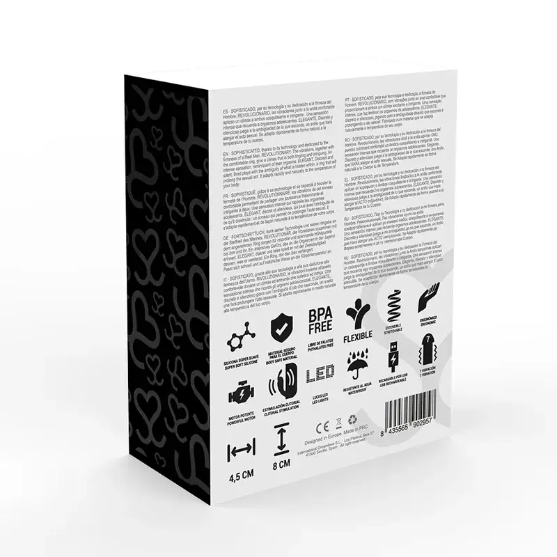 MORESSA ZAC - Anillo Vibrador Recargable Premium para Placer Compartido - Imagen 4