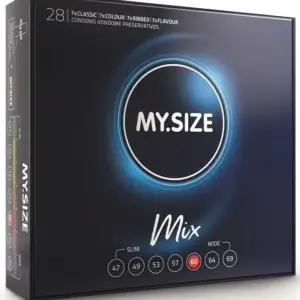 MY SIZE - Mix Preservativos 60 mm 28 Unidades para el Placer Seguro