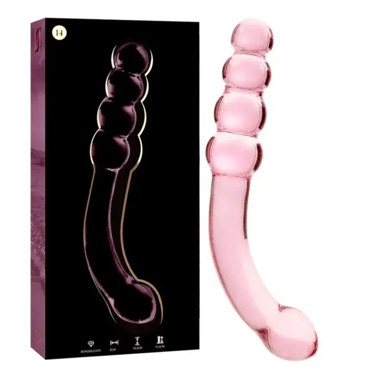 NEBULA SERIES BY IBIZA - Dildo Cristal Rosa 18.5 cm