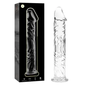 Nebula Series by Ibiza - Dildo Cristal Transparente 17 cm - 3.5 cm