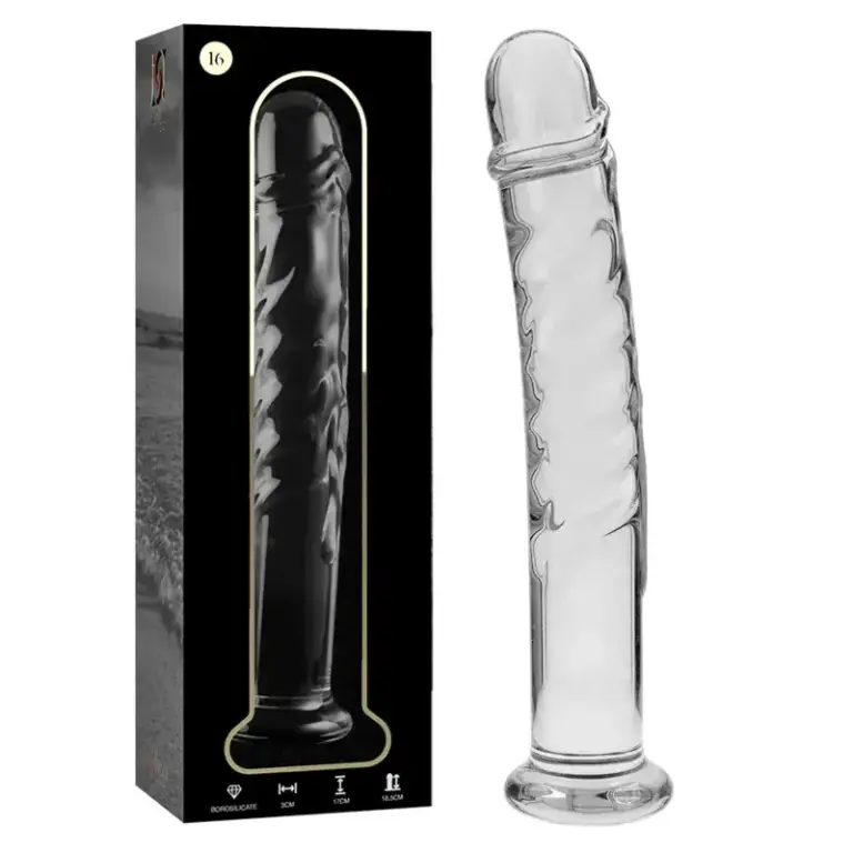 NEBULA SERIES BY IBIZA - Dildo Cristal Transparente 18.5 cm