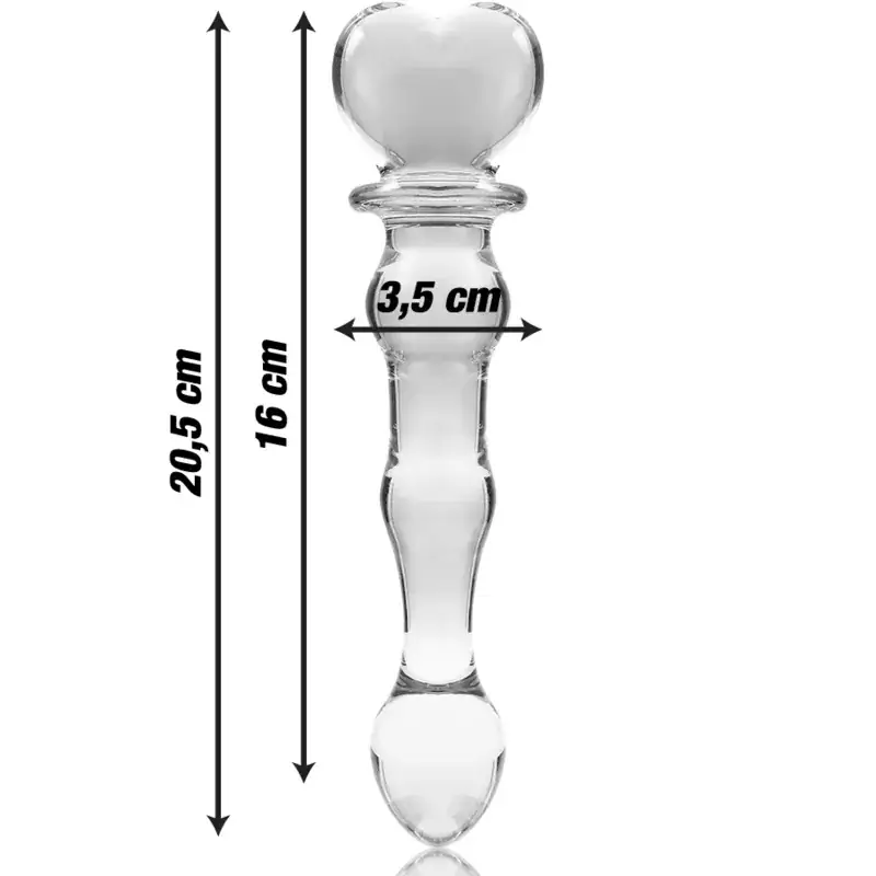 NEBULA SERIES BY IBIZA - Dildo Cristal Transparente 20.5 cm - Imagen 3
