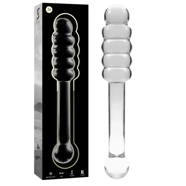 NEBULA SERIES BY IBIZA - Dildo de cristal transparente 20.5 cm