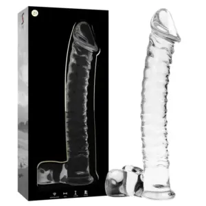 NEBULA SERIES BY IBIZA - Dildo de cristal transparente de 21.5 cm