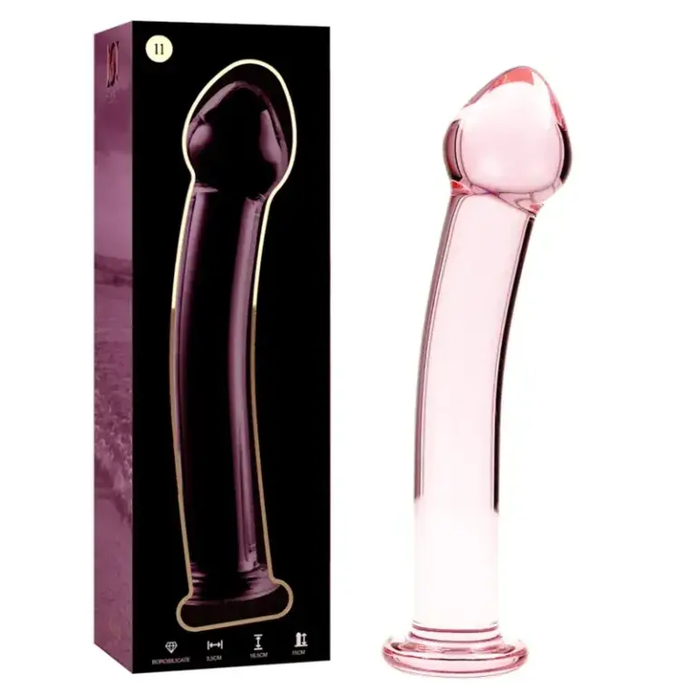 Nebula Series by Ibiza - Modelo 11 Dildo Cristal Rosa 16 cm - 3 cm