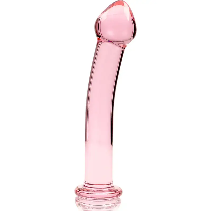 Nebula Series by Ibiza - Modelo 11 Dildo Cristal Rosa 16 cm - 3 cm - Imagen 5
