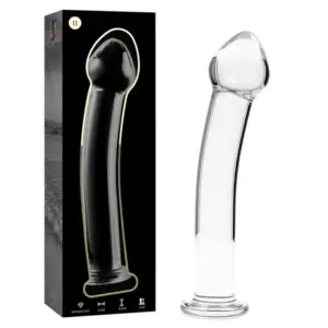 Nebula Series by Ibiza - Modelo 11 Dildo Cristal Transparente 16 cm - 3 cm