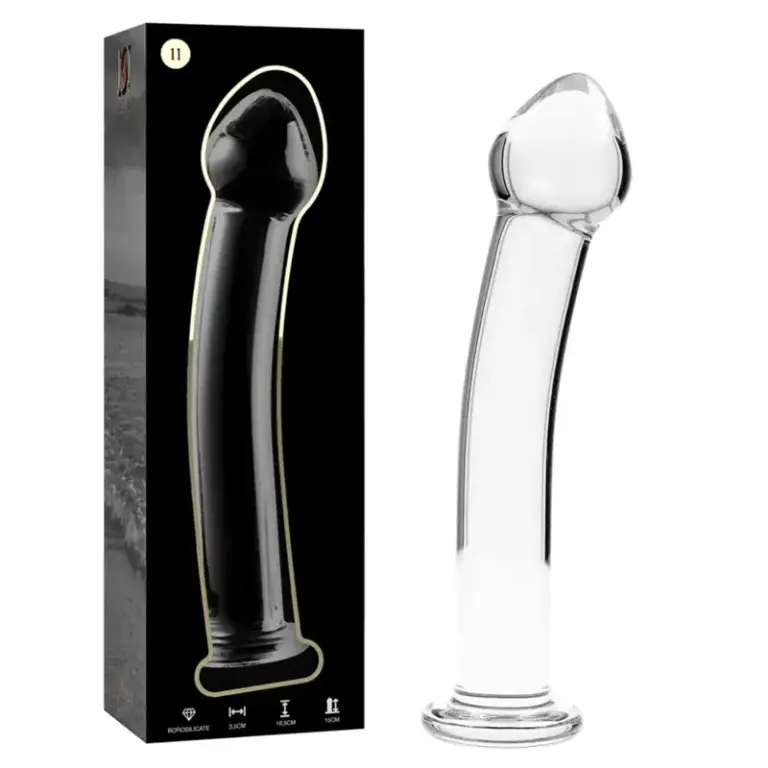 Nebula Series by Ibiza - Modelo 11 Dildo Cristal Transparente 16 cm - 3 cm