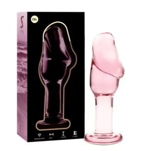 NEBULA SERIES BY IBIZA - Plug Cristal Rosa 12.5 cm - O - 4 cm