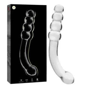Nebula Series - Dildo Cristal Transparente 18.5 cm