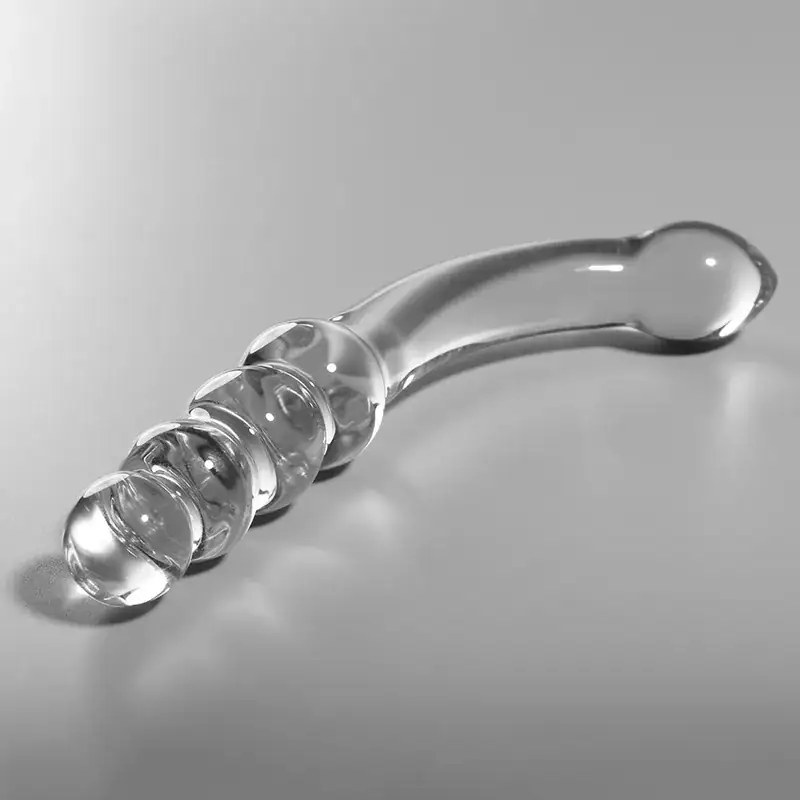 Nebula Series - Dildo Cristal Transparente 18.5 cm - Imagen 2
