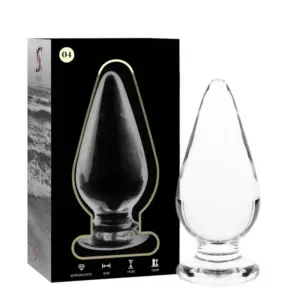 NEBULA SERIES - Plug Anal de Cristal Transparente 11 cm - 5 cm para Experiencias Únicas