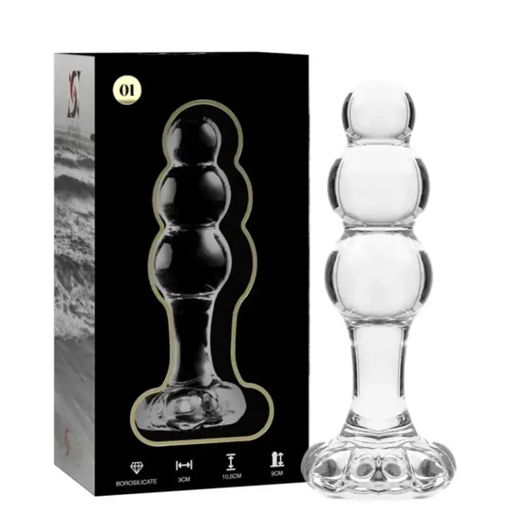 Nebula Series - Plug Cristal Transparente 10.5 cm - O - 3 cm