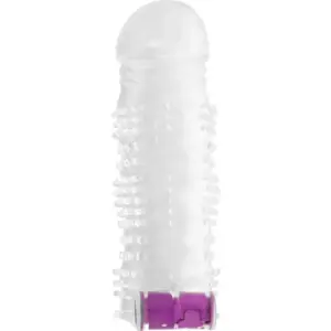 OHMAMA - Funda Pene Texturada con Bala Vibradora para Placer Compartido