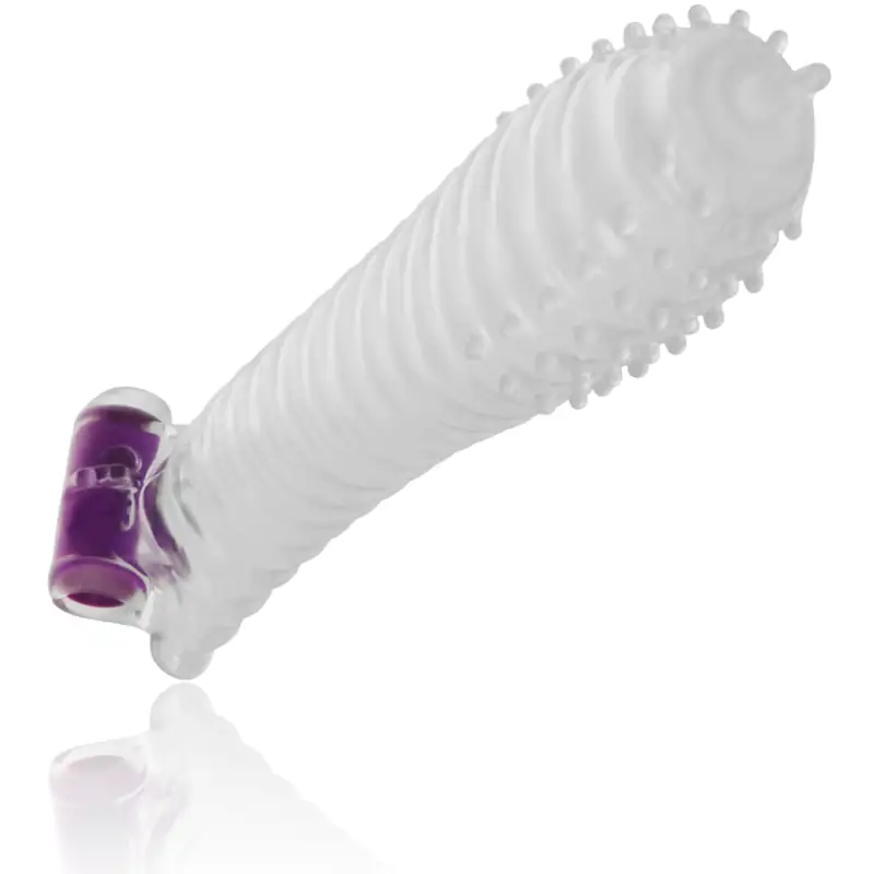 OHMAMA - Funda texturada pene con bala vibradora para un placer único - Imagen 2