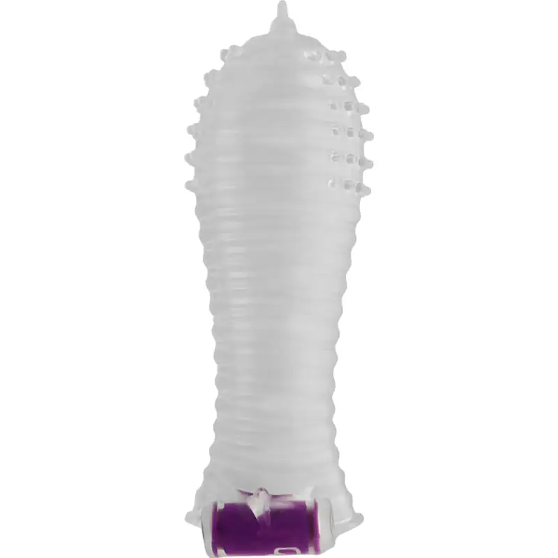 OHMAMA - Funda texturada pene con bala vibradora para un placer único - Imagen 3