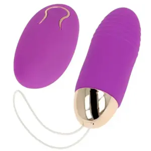 OHMAMA - Huevo vibrador control remoto 10 modos lila
