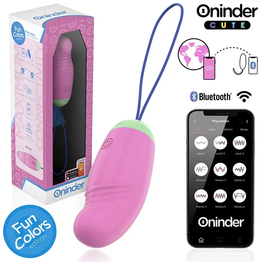 ONINDER CUTE - Huevo Vibrador con Control App y Movimiento en Ondas - Imagen 3