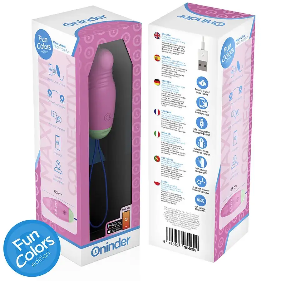 ONINDER CUTE - Huevo Vibrador con Control App y Movimiento en Ondas - Imagen 9