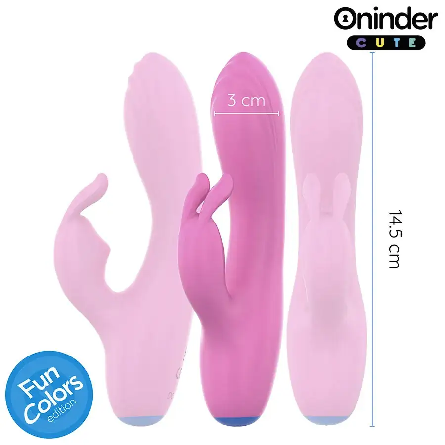ONINDER CUTE - Vibrador Rabbit con Estimulador Clitoriano y App Gratuita - Imagen 3