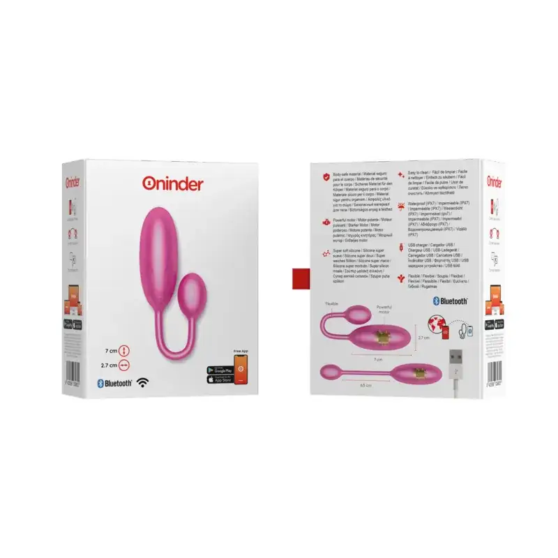 ONINDER - Denver Huevo Vibrador Rosa con App Gratuita - Imagen 9