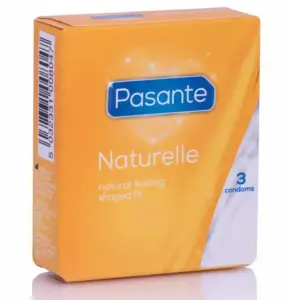 Pasante - Condón Gama Naturelle 3 Unidades para una Experiencia Natural