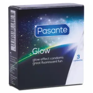 Pasante - Condones que brillan en la oscuridad 3 unidades