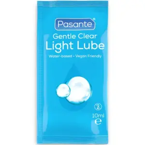 Pasante - Lubricante Light Base Agua 10 ml para una experiencia íntima excepcional