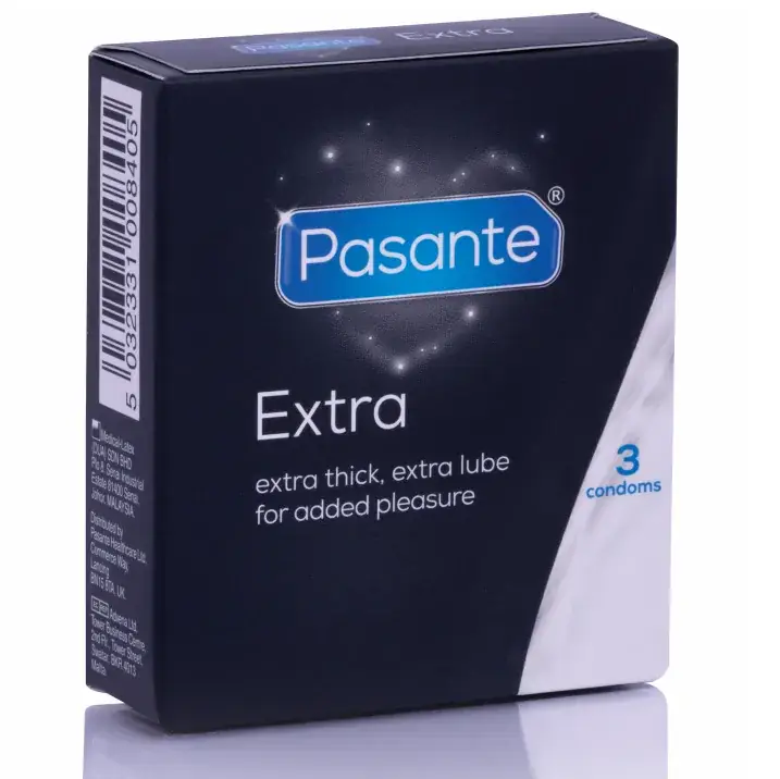 Pasante - Preservativos Extra Gruesos para Mayor Placer y Seguridad