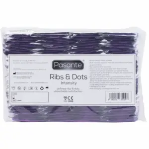 Pasante Ribs & Dots - Preservativos Intensidad 144 Unidades para Mayor Placer