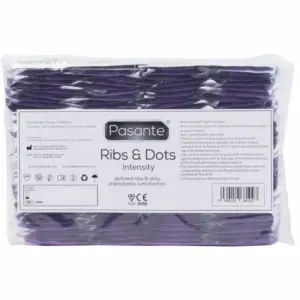 Pasante - Condones Ribs & Dots Intensity 144 Unidades para Placer Máximo