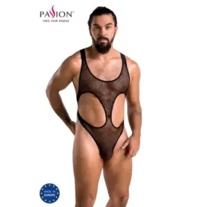 PASSION - Body León Negro L/XL para una noche de pasión