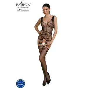 PASSION - Bodystocking ecológico negro Eco BS009 para una seducción consciente