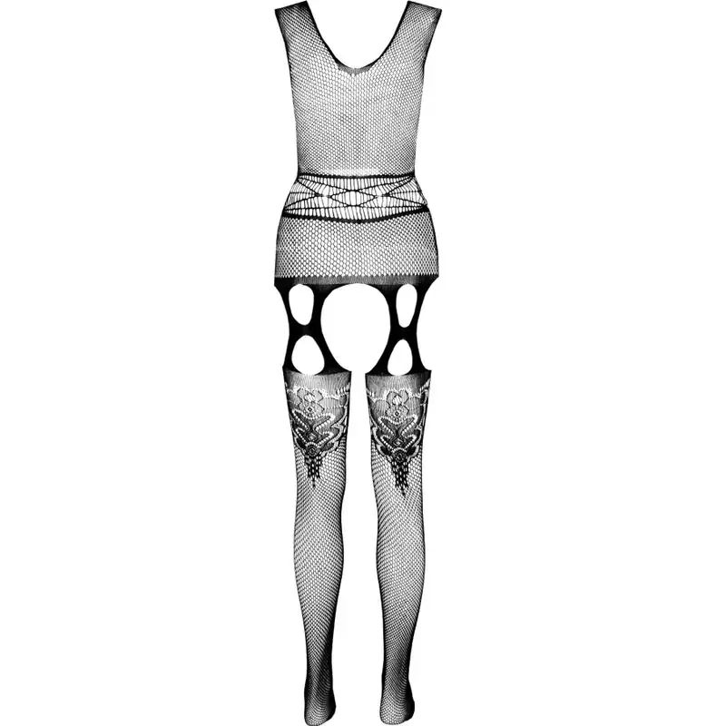PASSION - Bodystocking Eco Collection Sexy Negro Premium - Imagen 4