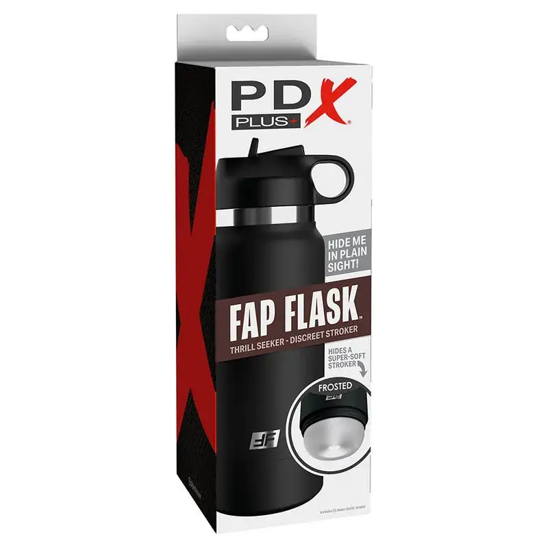 PDX PLUS - FAP FLASK Estimulador de Botella Discreto Transparente Modelo 1 - Imagen 6