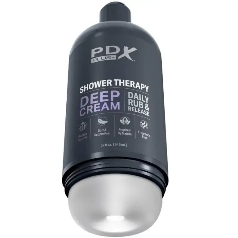 PDX PLUS - Masturbador Stroker Diseño Discreto de Bote Champú Deep Cream