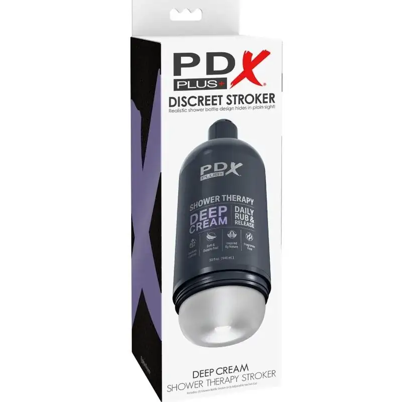PDX PLUS - Masturbador Stroker Diseño Discreto de Bote Champú Deep Cream - Imagen 6