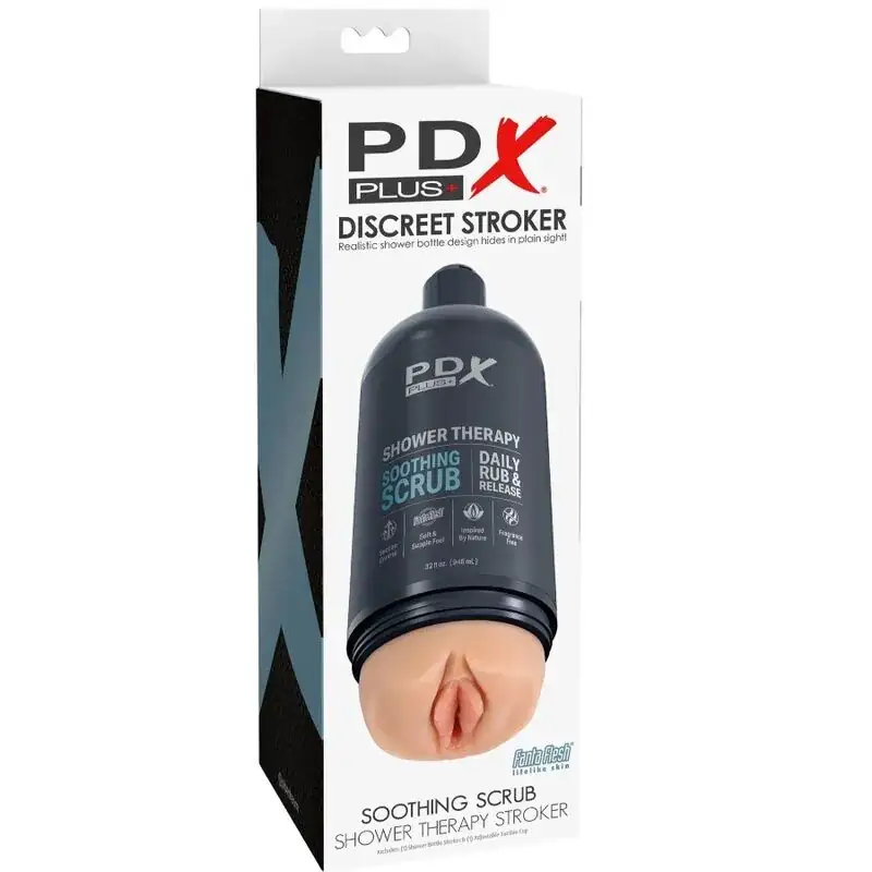 PDX PLUS - Masturbador Stroker Diseño Discreto de Bote Champú Soothing Scrub - Imagen 6