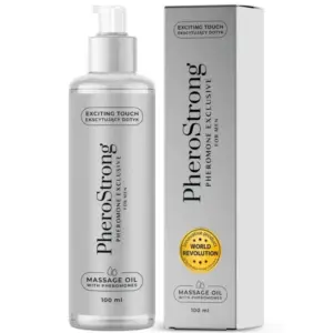 PHEROSTRONG - Aceite de masaje exclusivo para hombre con feromonas 100 ml