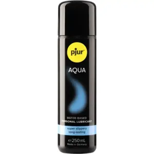 PJUR - Aqua Lubricante Base Agua 250 ML: Placer Húmedo y Duradero