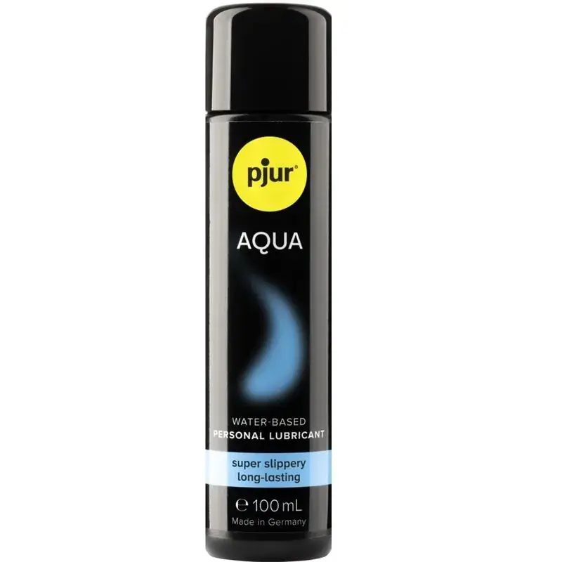 Pjur Aqua - Lubricante de base agua 100 ml para una experiencia suave y placentera