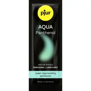 PJUR - Aqua Panthenol Lubricante Base Agua 2 ML - Placer y Cuidado Intimo