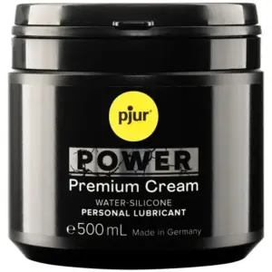 PJUR - Power Premium Cream Lubricant 500 ML para Placer Sin Límites