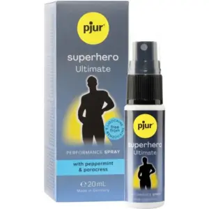PJUR - Spray Retardante Superhero Ultimate 20 ML para Hombres