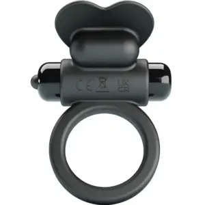Pretty Love - Anillo vibrador conejo 10 vibraciones negro