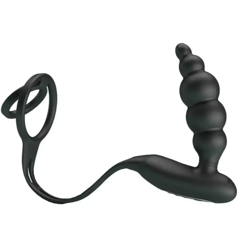Pretty Love - Anillos pene con plug vibrador para una experiencia única