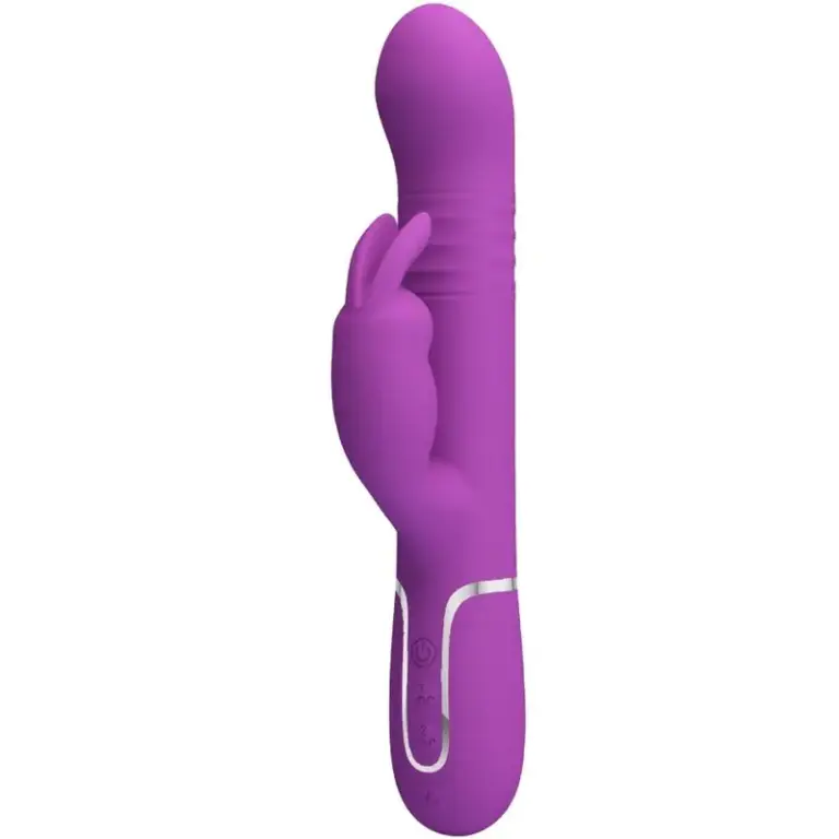 Pretty Love - Vibrador rabbit multifunción 4 en 1 morado