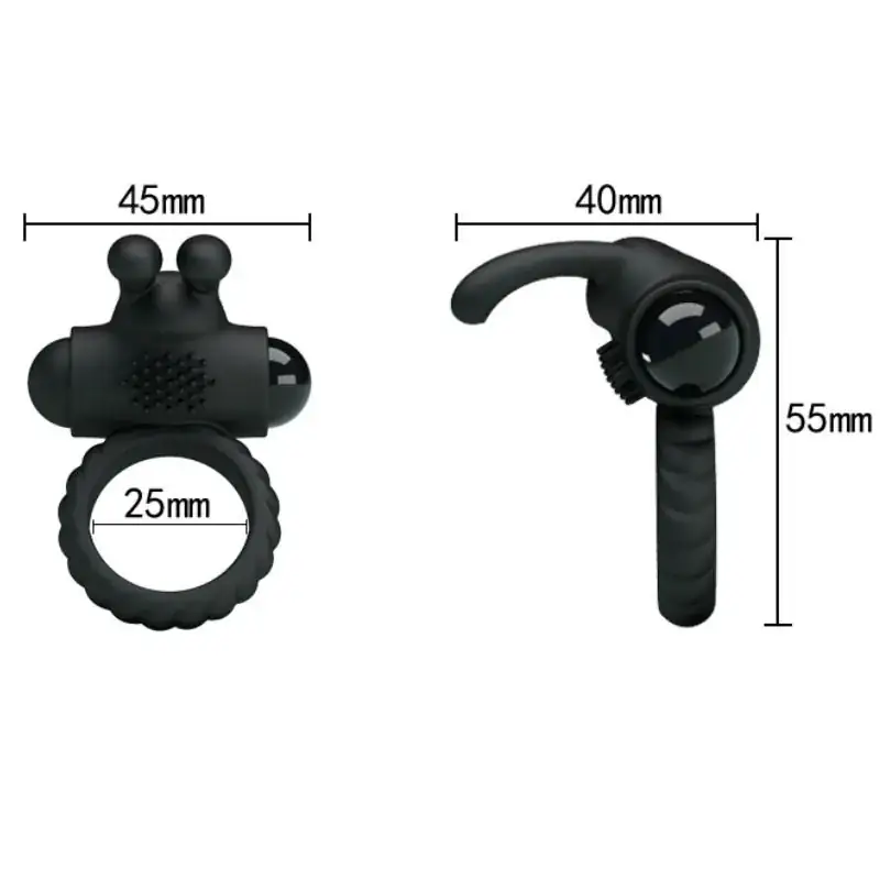 Pretty Love - Eudora Anillo Vibrador con Estimulador Clitorial - Imagen 6